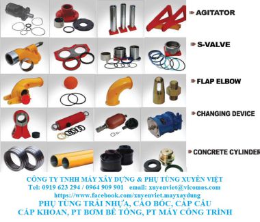 PHỤ TÙNG BƠM BÊ TÔNG